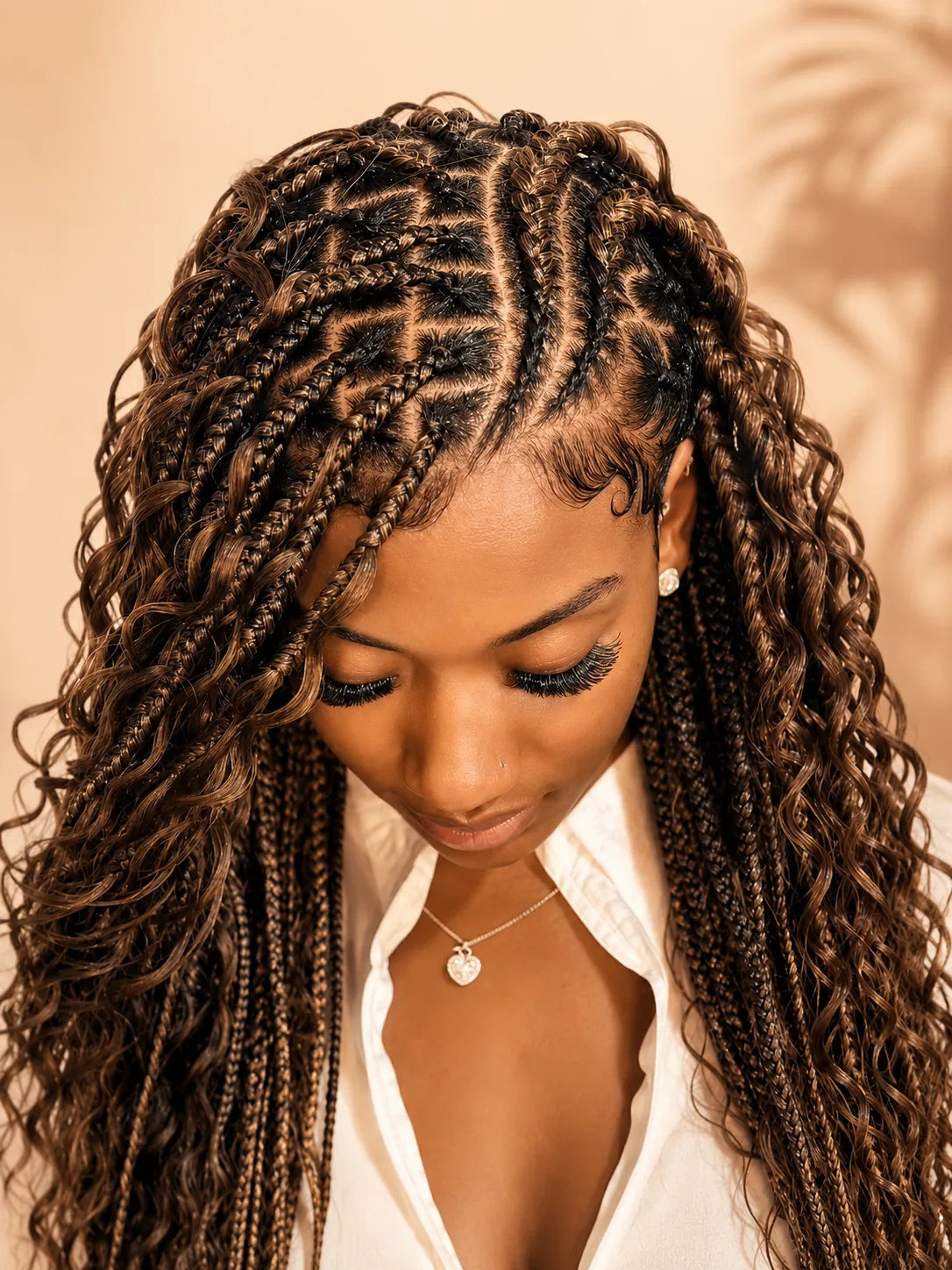 Après la transformation coiffure