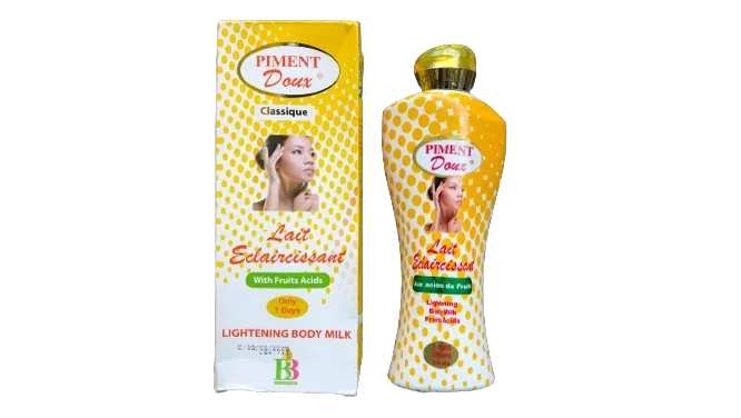 Lait éclaircissant doux