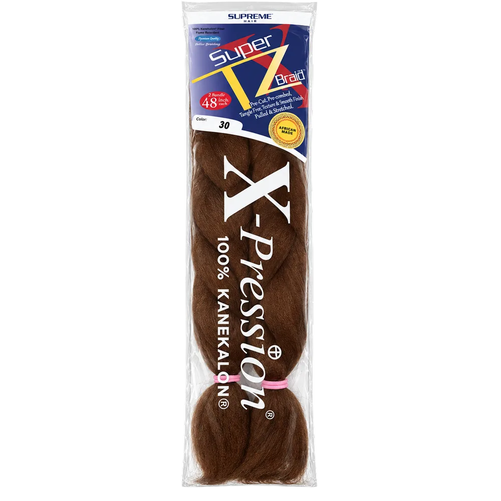 X-Pression Pre-Stretched — Brun chocolat