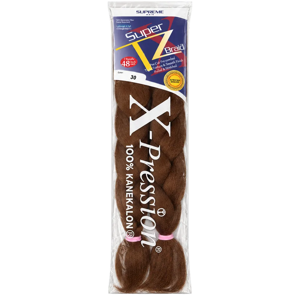 X-Pression Pre-Stretched — Châtain