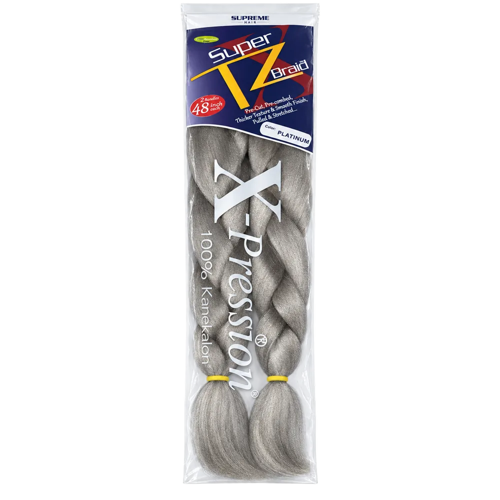 X-Pression Pre-Stretched — Gris fumé