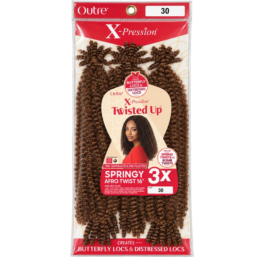 Outré Twisted Up Springy Afro Twist — Brun