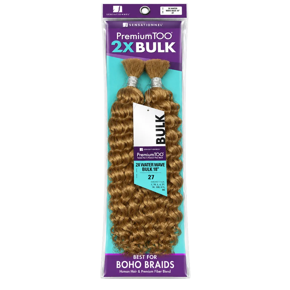 Bobbi Braids 2X Bulk — Aqua ombré