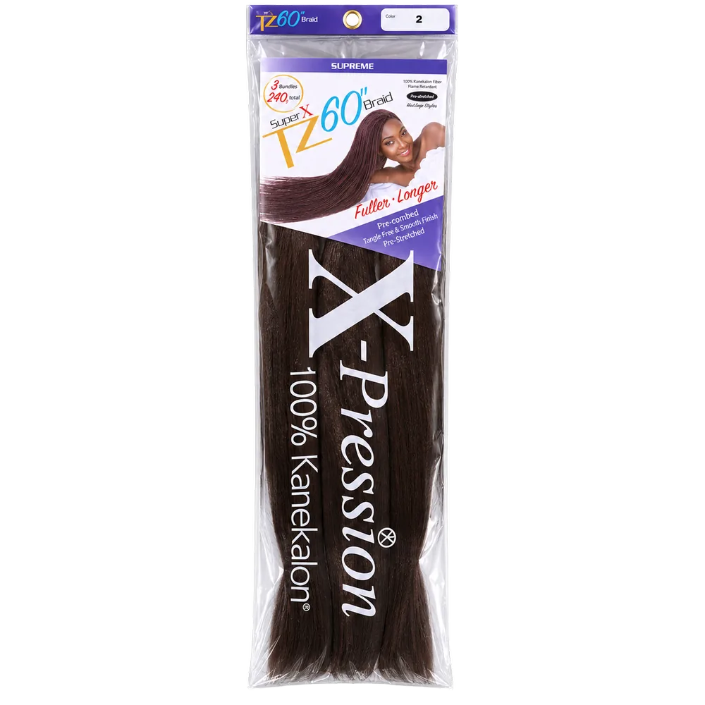 X-Pression Pre-Stretched — Rouge bourgogne